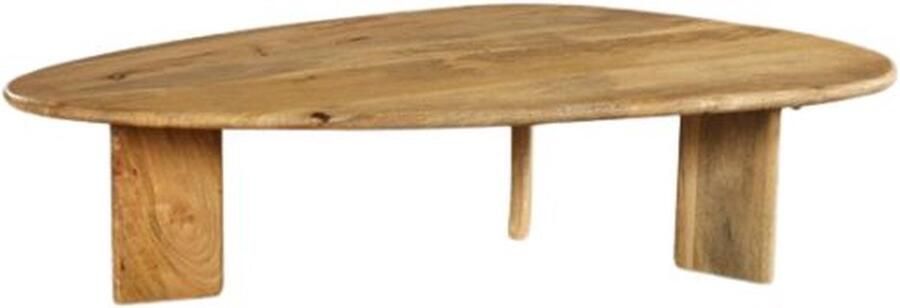 Zita Home Organische Salontafel 120 cm Driepoot Naturel Mangohout