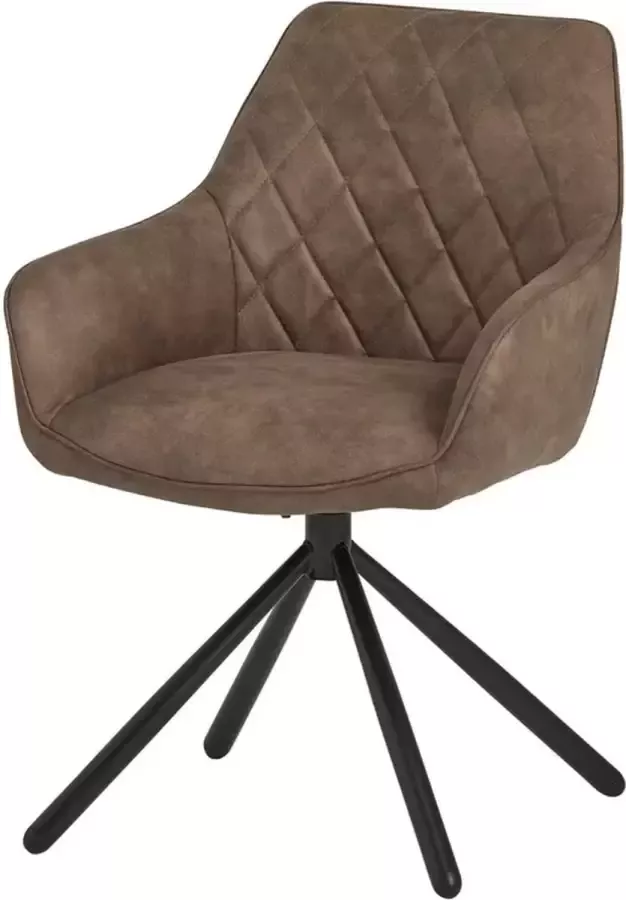 Zitmaxx Wonen Eetkamerstoel Diamond Spinny stone