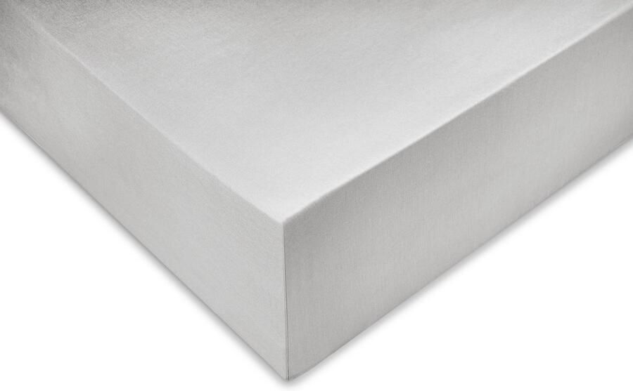 Zohome Hoeslaken Satinado Onderlaken voor tweepersoonsbed 160x200 100% Katoen-Satijn Grijs