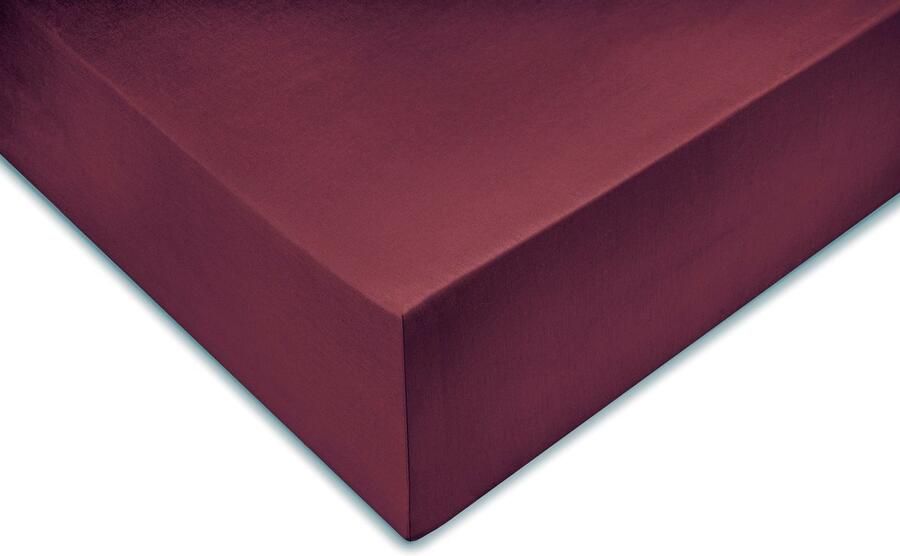 Zohome Hoeslaken Satinado Onderlaken voor tweepersoonsbed 180x210-220 100% Katoen-Satijn Paars - Foto 2