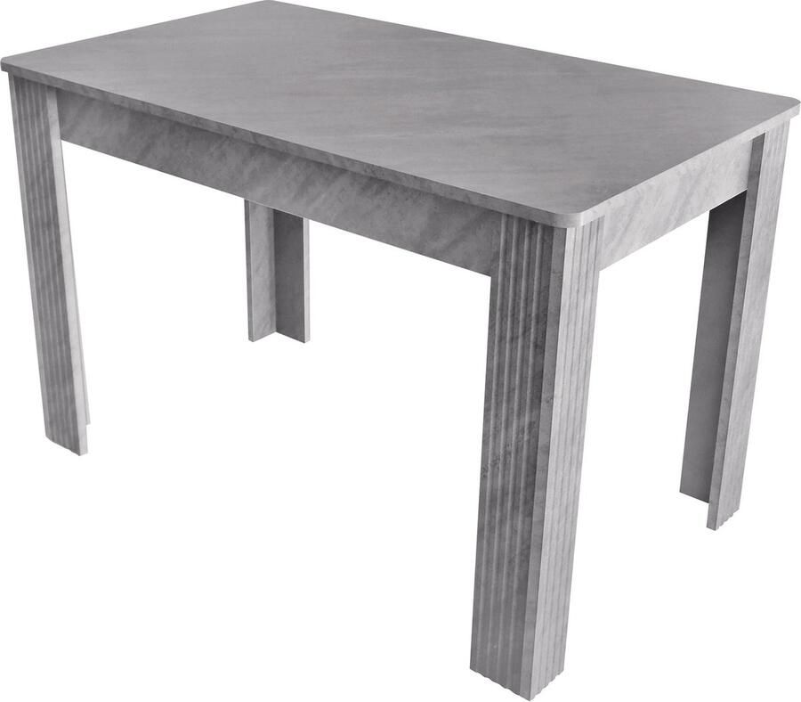 Zonder merk Gotagee Eettafel eethoektafel massief eikenhouten tafel rechthoekige salontafel