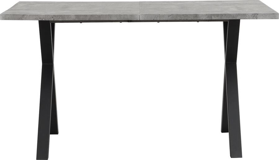 Zonder merk Gotagee Eettafel Salontafel Ontwerp met gekruiste poten rechthoekige tafel 140x80x76cm