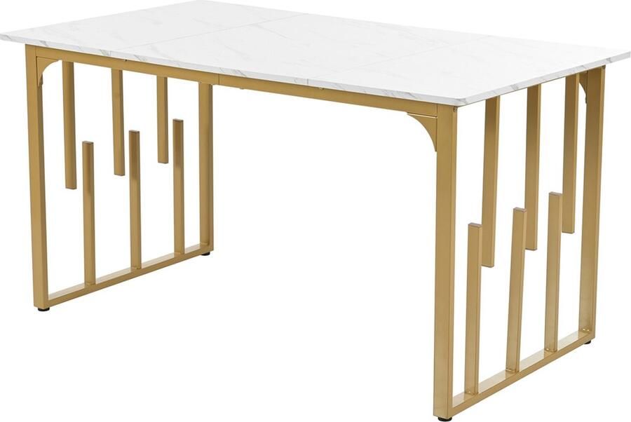 Zonder merk Gotagee Eettafel tafel bureautafel werktafel rechthoekige tafel 140x80 cm