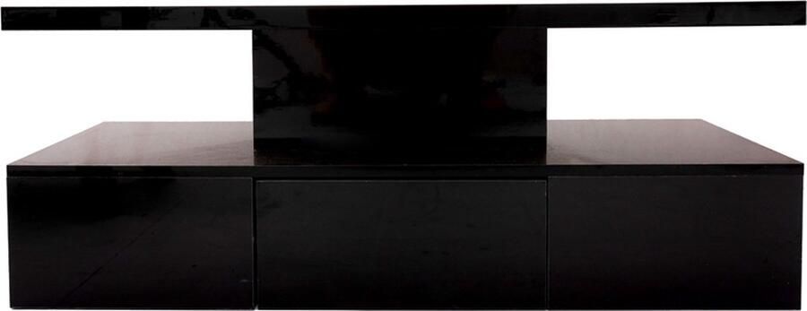 Zonder merk Gotagee Salontafel tafel met lades hoogglans lak bijzettafel LED - Foto 2