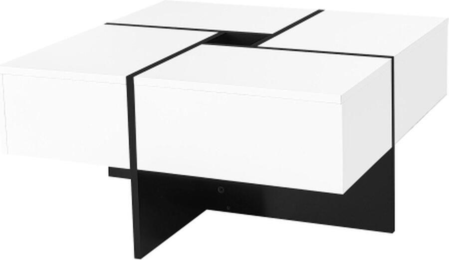 Zonder merk Gotagee Salontafel Woonkamertafel Vierkante Bijzettafel Woonkamermeubels