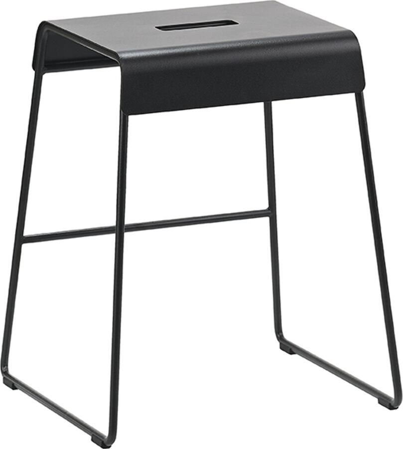Zone Denmark A-Stool Outdoor Kruk 38 5 x 34 x 45 cm Black