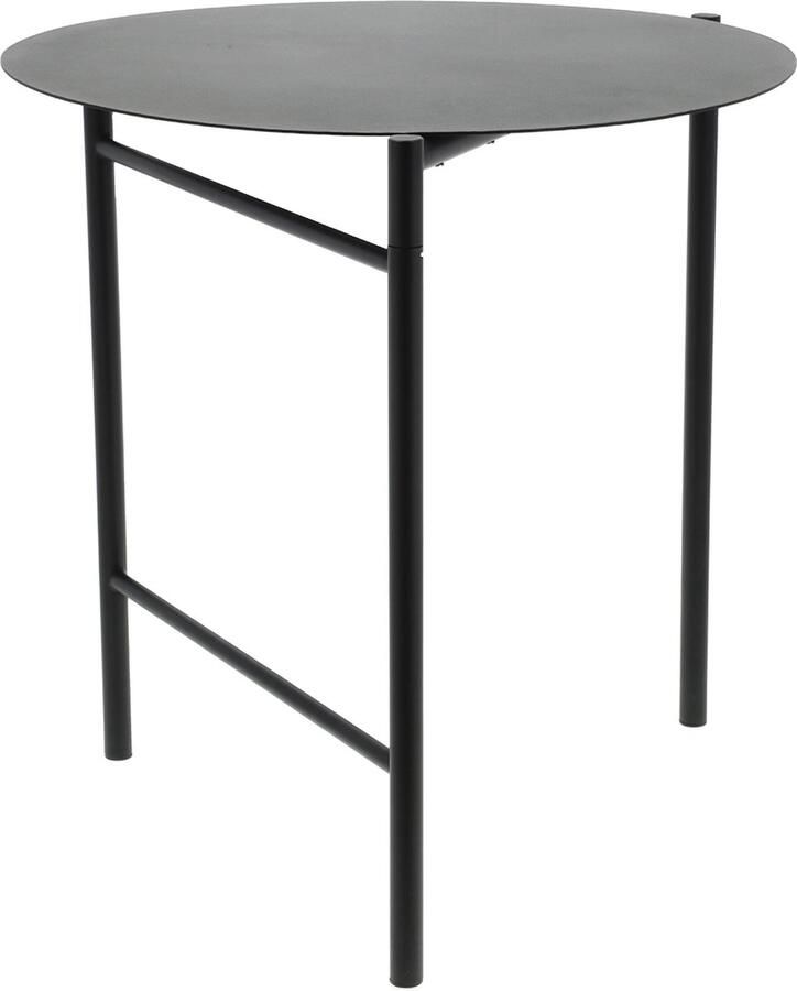 Zone Denmark Disc Tafel Dia 70 x 70 cm Black