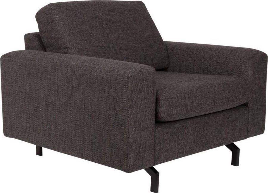 Zuiver Fauteuil Jean 1-zits Zithoogte 45 Cm Stof Antraciet