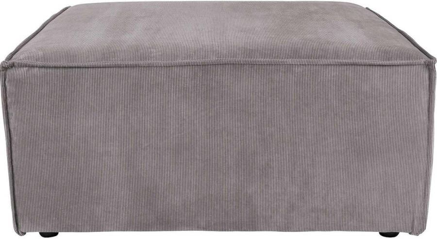 Zuiver Hocker James B86 X D86 X H41 Cm Rib Grijs