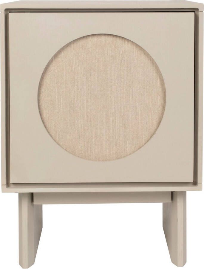Zuiver Bijzettafel Nachtkastje Twin Acaciahout 44 x 40cm Beige - Foto 2