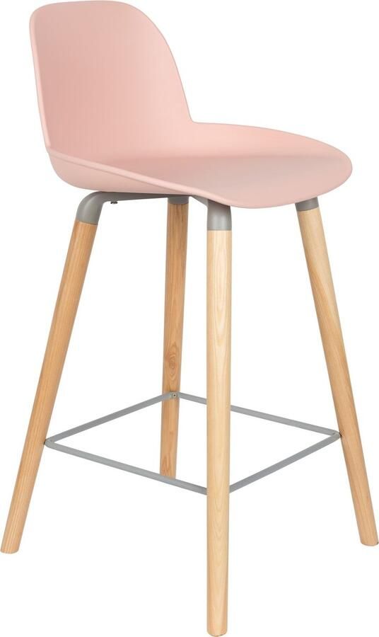 Zuiver Albert Kuip Barkruk 65 cm Roze Set van 2 - Foto 2