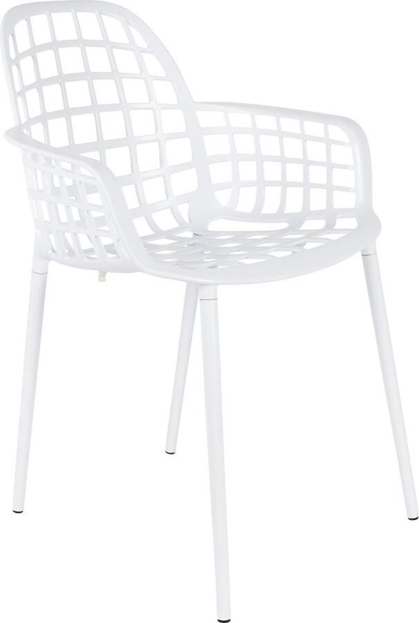 Zuiver Albert Kuip Tuinstoelen met armleuning Wit Set van 2 - Foto 2