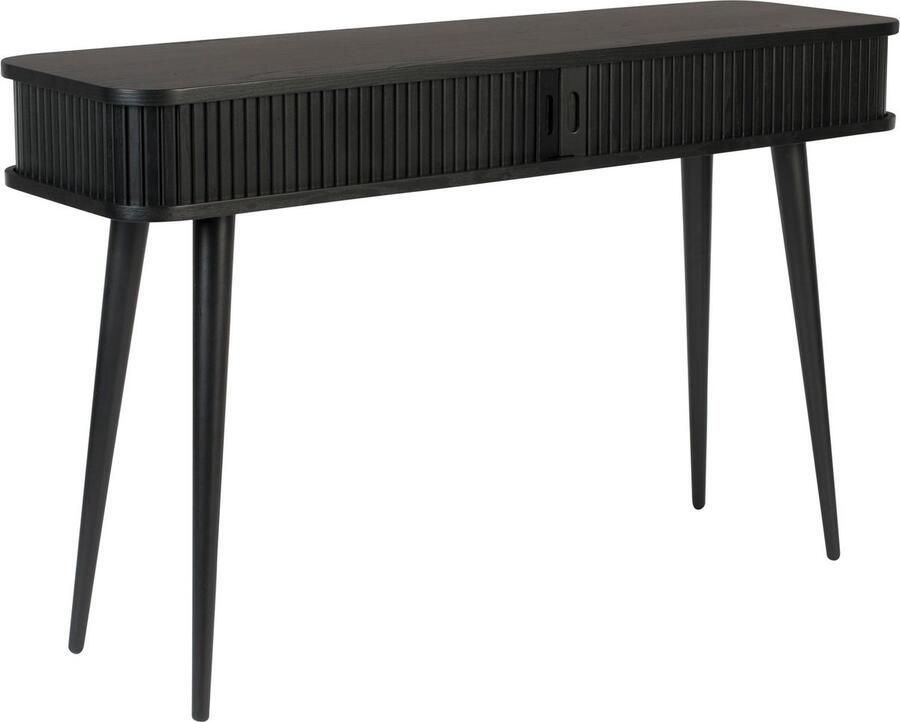 Zuiver Barbier Consoletafel Wandtafel Hout Zwart - Foto 2