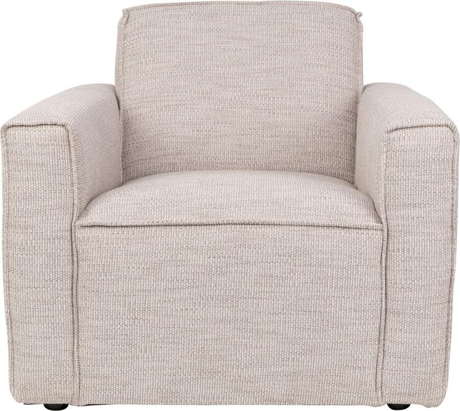 Zuiver Fauteuil Bor 1-zits Zithoogte 42 Cm Stof Latte