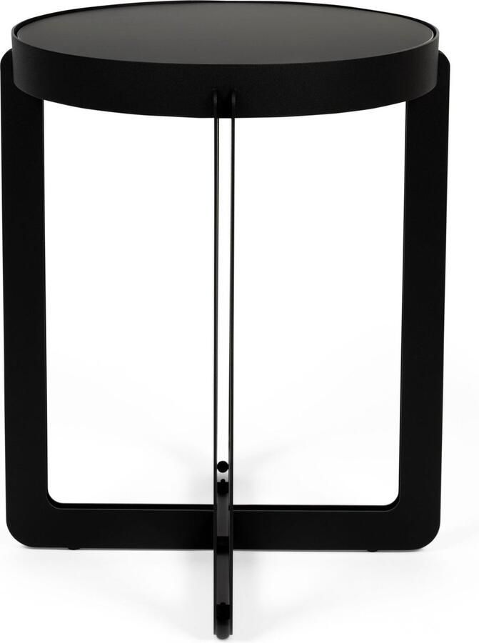 Zuiver Centre Bijzettafel Rond 42.50 cm Zwart