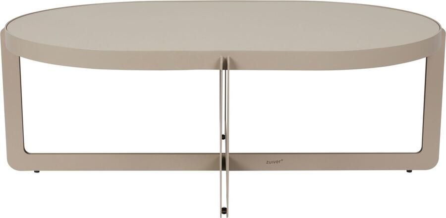 Zuiver Ovale Salontafel Centre 102 x 68cm Beige