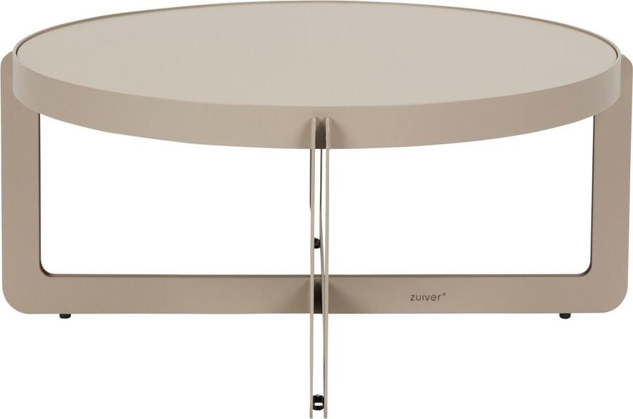 Zuiver Centre Salontafel Rond 68 cm Beige - Foto 3