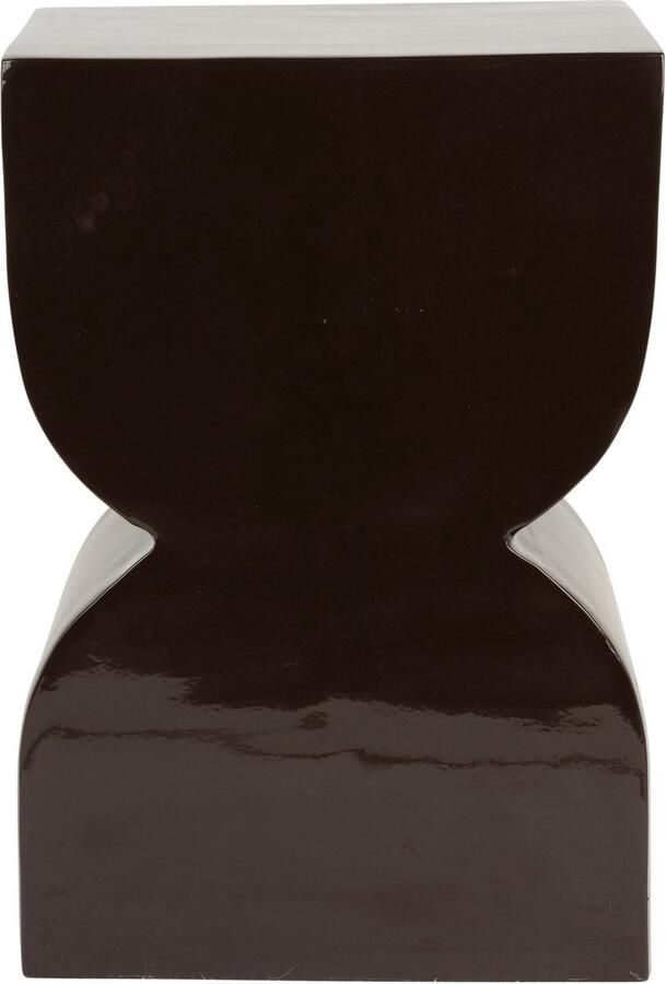 Zuiver Cones Krukje Bijzettafeltje Shiny Brown Bruin} - Foto 3