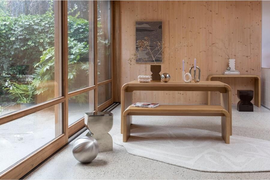 Zuiver Krukje Bijzettafel Cones 30 x 21cm Zilver - Foto 3