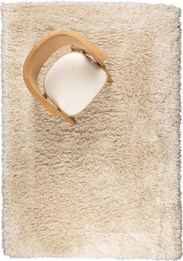Zuiver Curly Vloerkleed 160x230 Beige - Foto 2