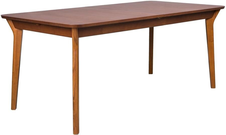 Zuiver Ellen Uitschuifbare Eettafel 180 220x90 cm Walnoot Bruin
