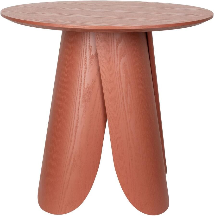 Zuiver rechthoekige eettafel Fleur Bistro 80x80 cm rood