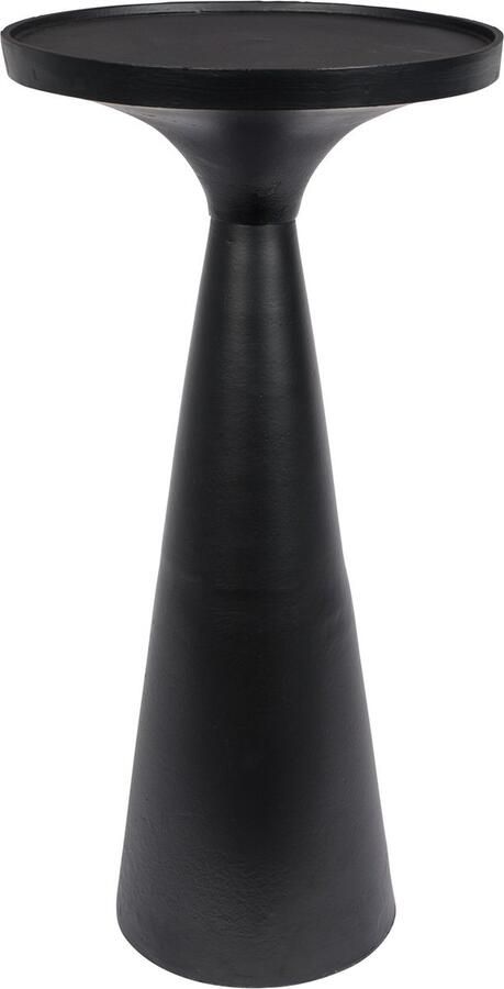 Zuiver Floss Bijzettafel Rond 28 cm Zwart - Foto 4