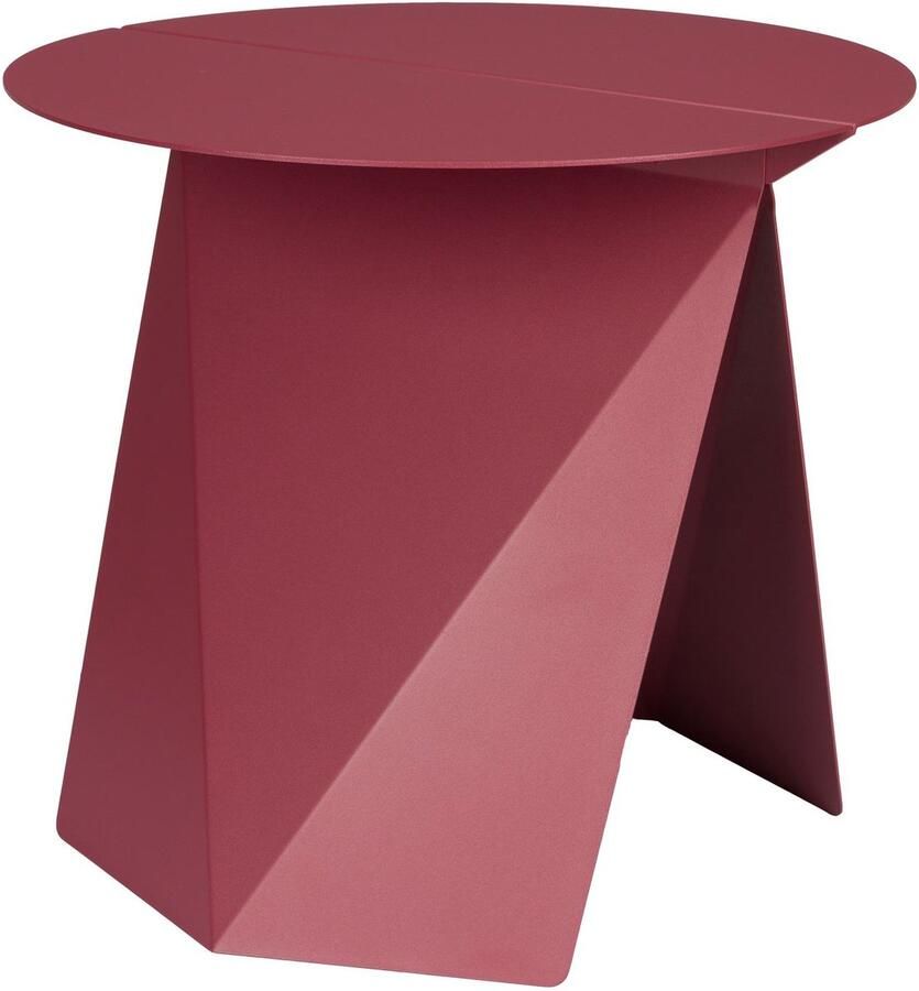 Zuiver Foldy Bijzettafel Marsalarood Rood