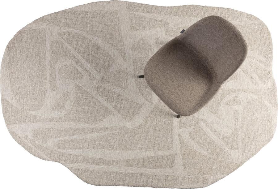 Zuiver Forms Vloerkleed 160 x 230 cm Beige