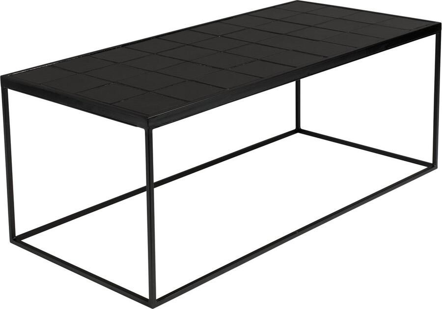Zuiver Glazed Salontafel 93x42 5 cm Zwart - Foto 3
