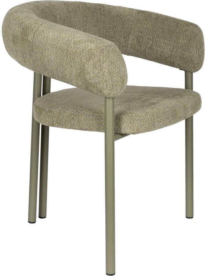 Zuiver Heels Eetkamerstoelen Met Armleuningen Groen Set van 2 - Foto 2