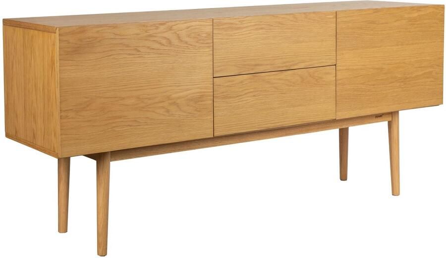 Zuiver High On Wood Dressoir Eiken 2 lades 2 deuren Beige
