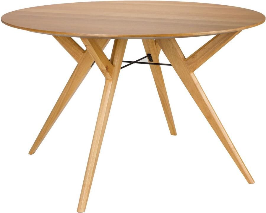 Zuiver IJver Eettafel 120 cm Rond Hout Naturel