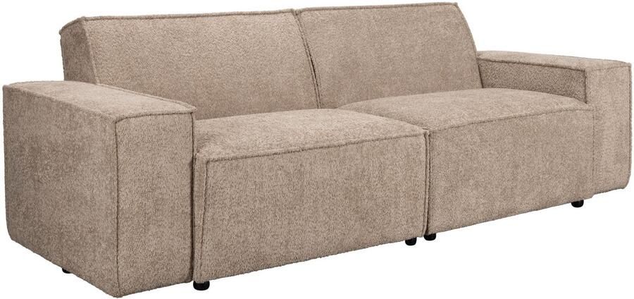 Zuiver x fonQ James 3-zitsbank Teddystof Beige