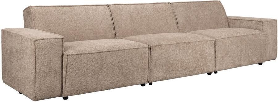 Zuiver x fonQ James 4 5-zitsbank Teddystof Beige