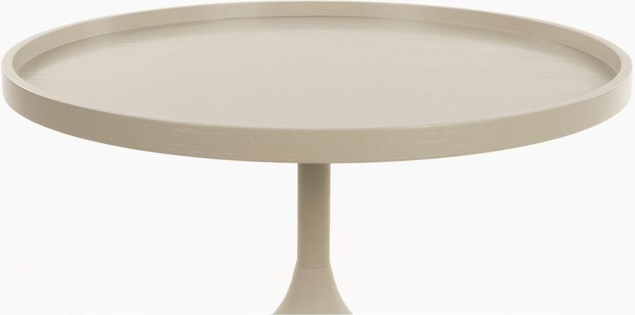 Zuiver Jason Salontafel Rond 69 cm Beigen - Foto 4