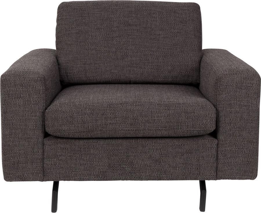 Zuiver Fauteuil Jean 1-zits Zithoogte 45 Cm Stof Antraciet