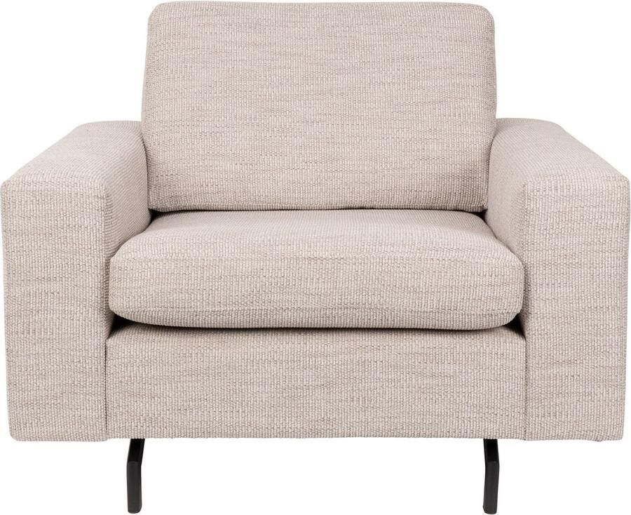 Zuiver Fauteuil Jean 1-zits Zithoogte 45 Cm Stof Bruin