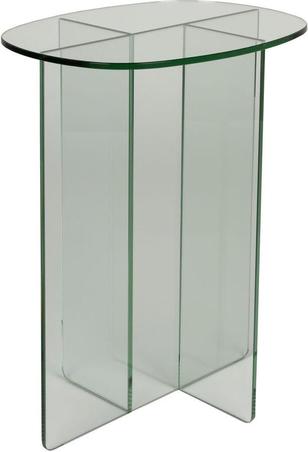 Zuiver Linea Bijzettafel 30x40 cm Glas Transparant - Foto 2