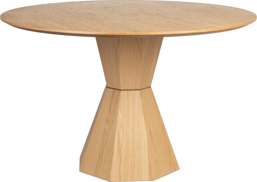 Zuiver Ronde Eettafel Lotus Eikenhout 120cm Bruin - Foto 2