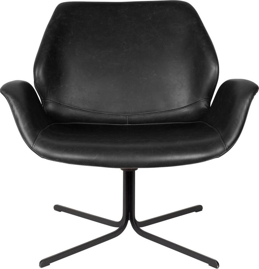 Zuiver Nikki Loungestoel Zwart