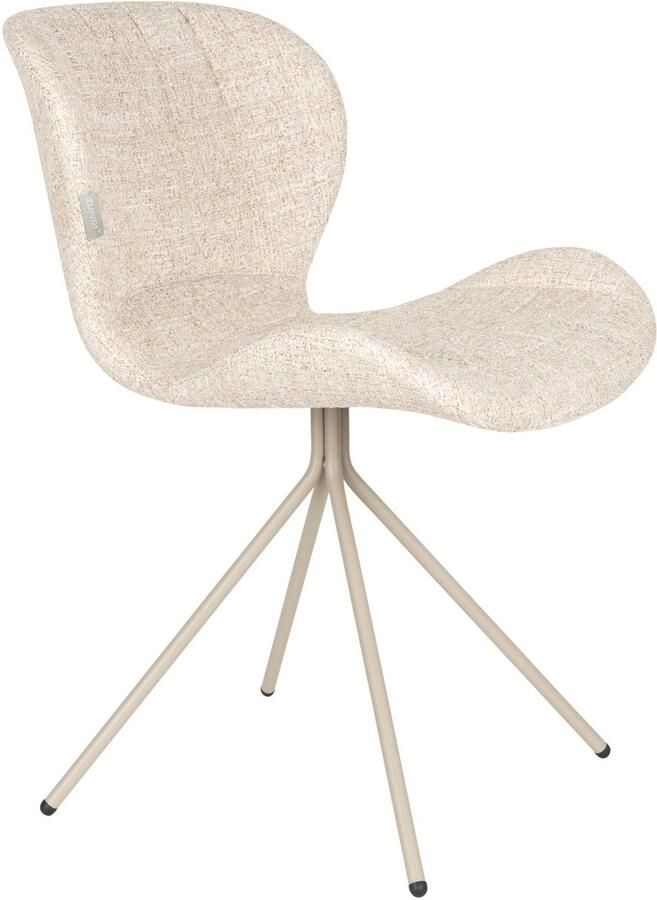 Zuiver OMG Eetkamerstoelen Beige Set van 2 - Foto 2