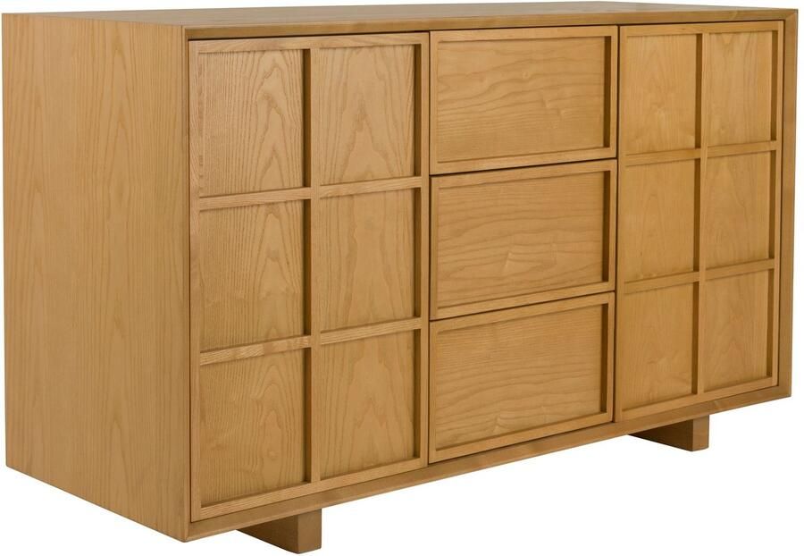 Zuiver Raster Dressoir Hoog Naturel - Foto 3