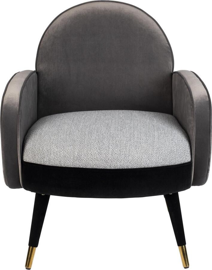 Zuiver Sam Fauteuil Zwart Grijs FR