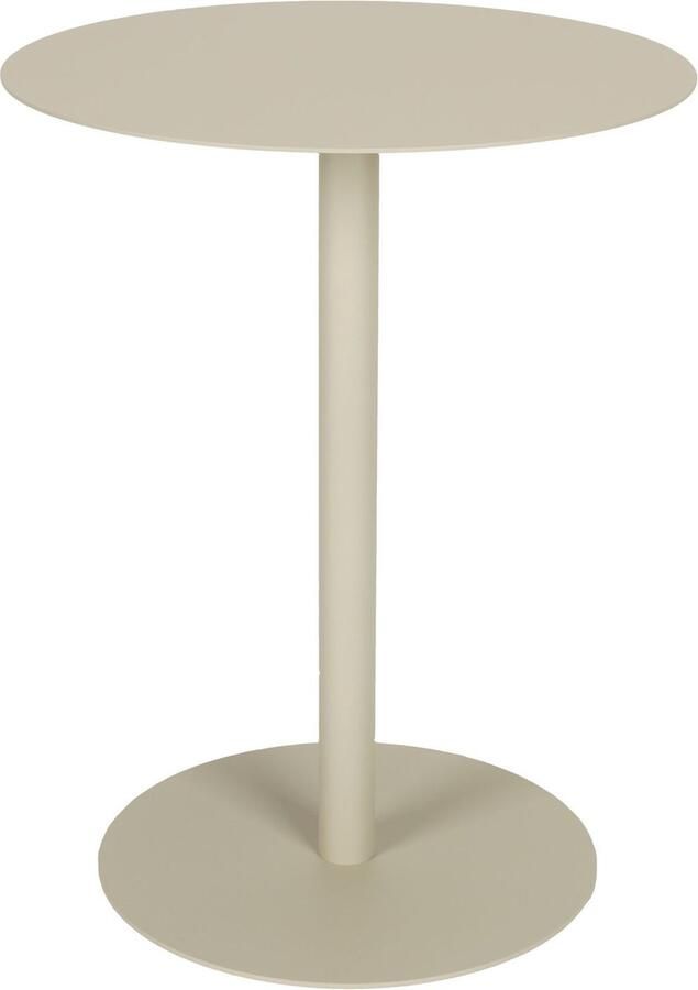 Zuiver Snow Bijzettafel Rond 35 cm Metaal Beige