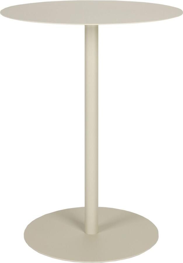 Zuiver Snow Bistrotafel Rond 57 cm Metaal Beige