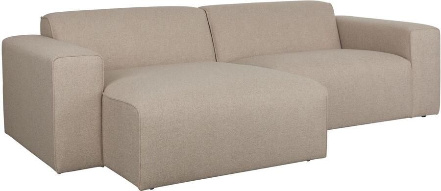 Zuiver Sofa Milka 3-zitsbank Chaise longue Links Cappuccino Beige - Foto 3