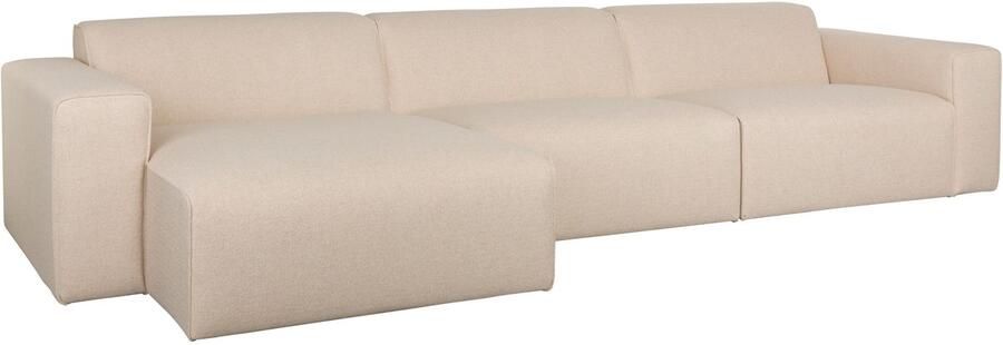 Zuiver Sofa Milka 4 5-zitsbank Chaise longue Links Zand Crème - Foto 3