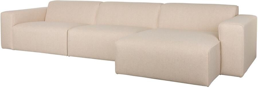 Zuiver Sofa Milka 4 5-zitsbank Chaise longue Rechts Zand Crème - Foto 3