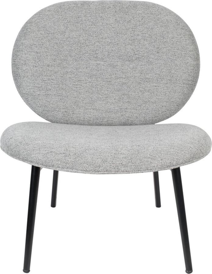 Zuiver Spike Loungestoel Grijs - Foto 2